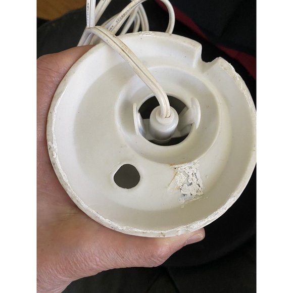 Lighted Porcelain Ceramic Nativity Scene Mary And Baby Jesus w Animals Vintage - Picture 12 of 16